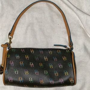 Dooney & Bourke vintage rainbow mini barrel bag